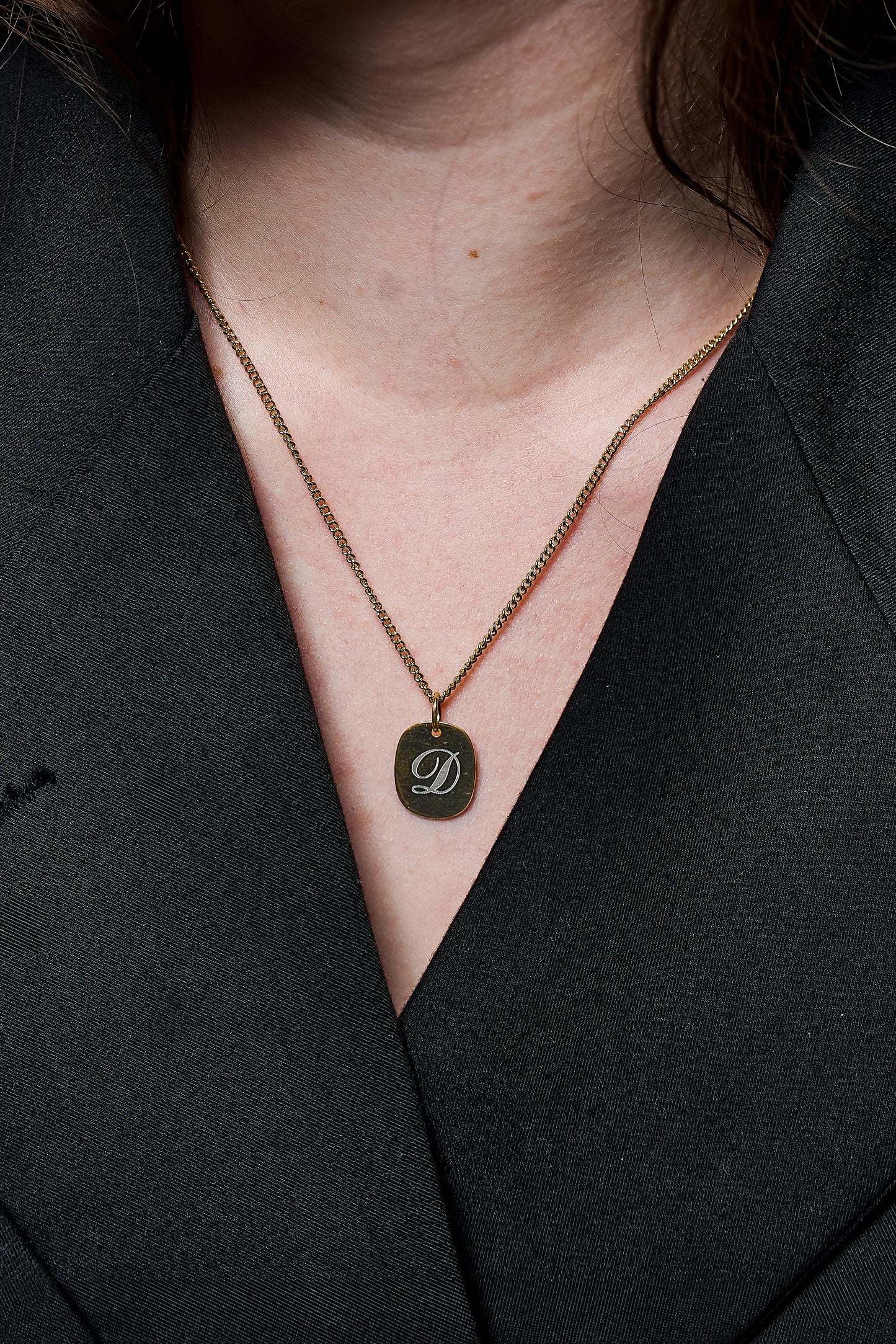 Médaillon Plaque Personnalisé - 3 Tailles & 3 Finitions - Gravure Recto Verso possible